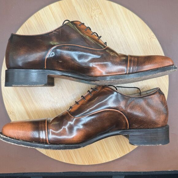 Scarosso Lorenzo lace-up Oxford shoes Made In Italy Size 43